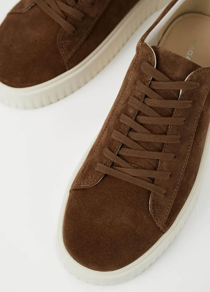Men Vagabond Sneakers DEREK SNEAKERS Brown Suede