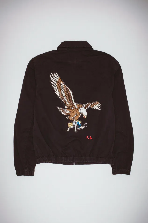 Men Washed Camo Harrington Fucking Awesome Jackets