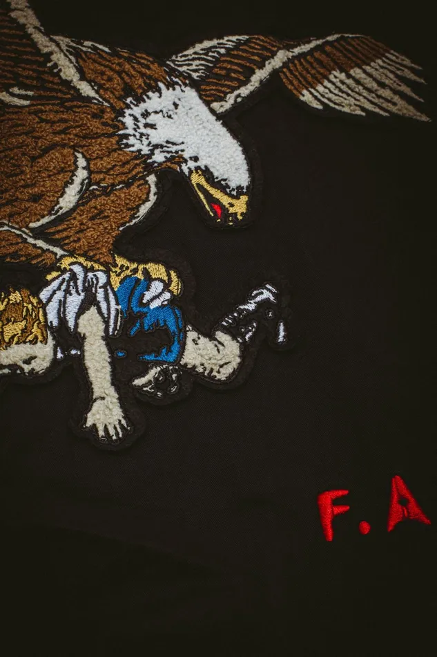 Men Washed Camo Harrington Fucking Awesome Jackets