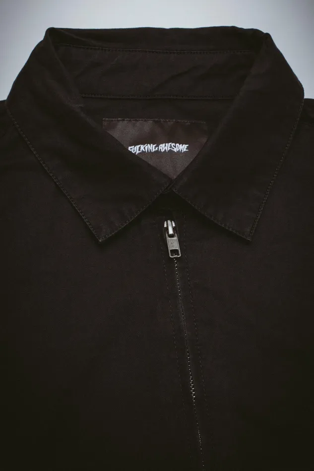 Men Washed Camo Harrington Fucking Awesome Jackets