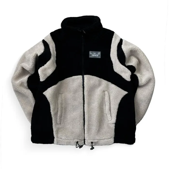 MenWomen JACKETS and FLEECE Vertere Berlin MOTION SHERPA JACKET 8211 SAND BLACK