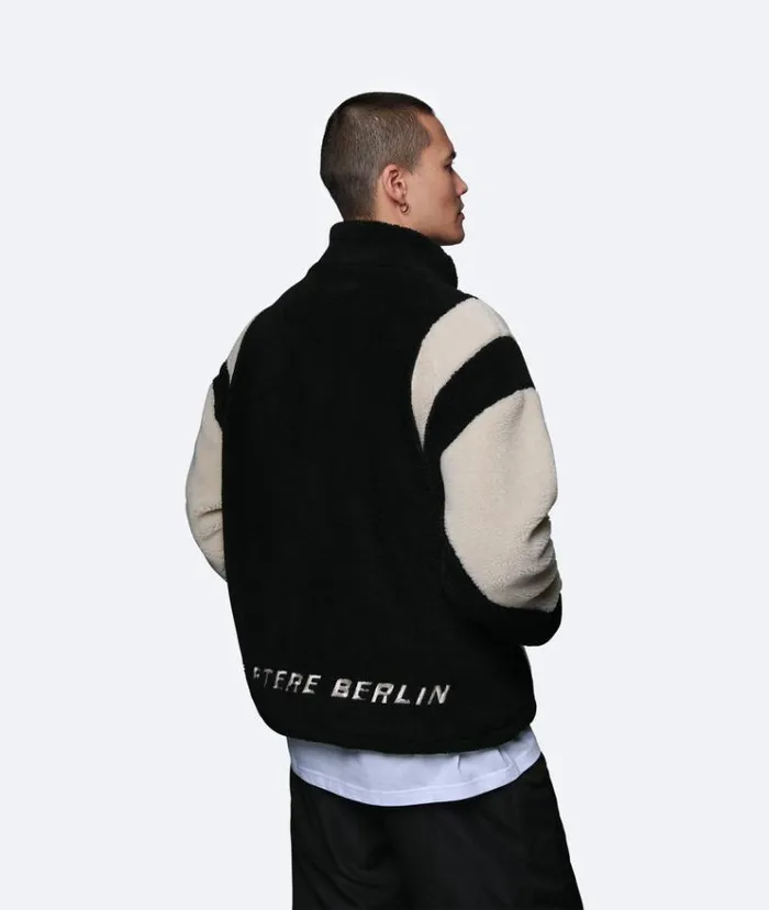 MenWomen JACKETS and FLEECE Vertere Berlin MOTION SHERPA JACKET 8211 SAND BLACK