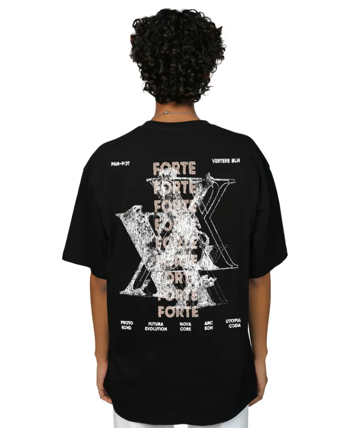 MenWomen TSHIRTS and SHIRTS Vertere Berlin PANPOT FORTE TSHIRT 8211 BLACK
