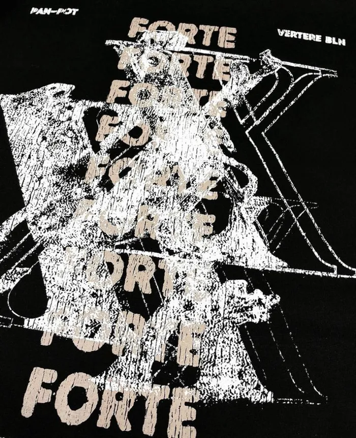 MenWomen TSHIRTS and SHIRTS Vertere Berlin PANPOT FORTE TSHIRT 8211 BLACK