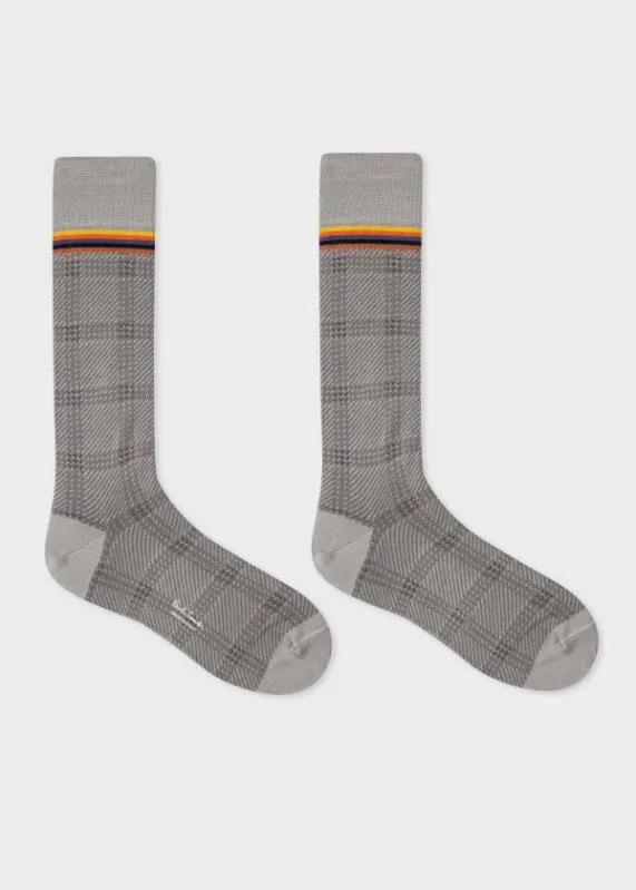 Mens 039Artist Stripe039 Check Socks Paul Smith Socks Mens 039Artist Stripe039 Check Socks Paul Smith Socks