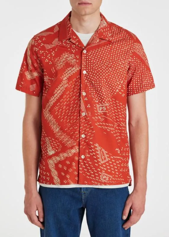 Mens 039Bandana039 Print Cotton Shirt Paul Smith Shirts Mens 039Bandana039 Print Cotton Shirt Paul Smith Shirts