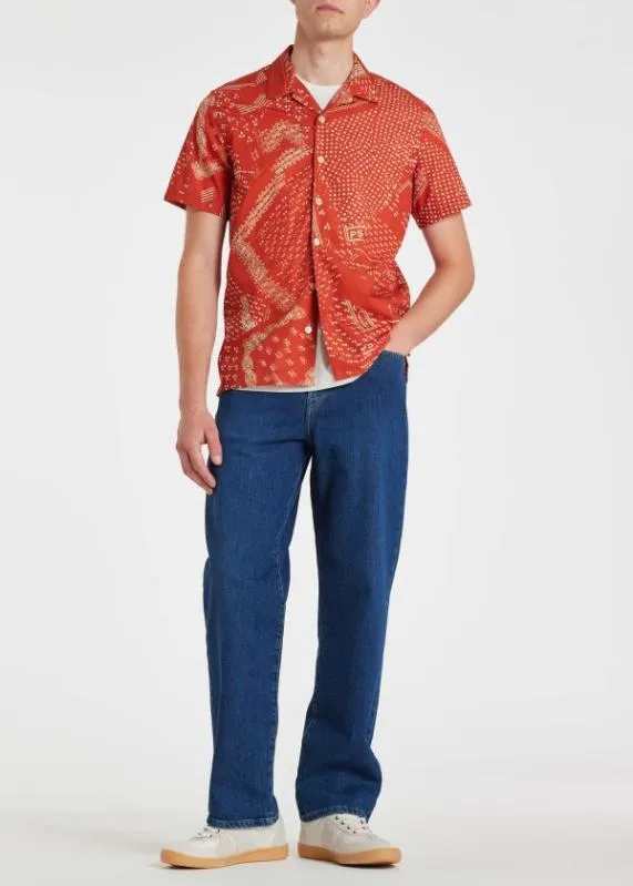 Mens 039Bandana039 Print Cotton Shirt Paul Smith Shirts Mens 039Bandana039 Print Cotton Shirt Paul Smith Shirts