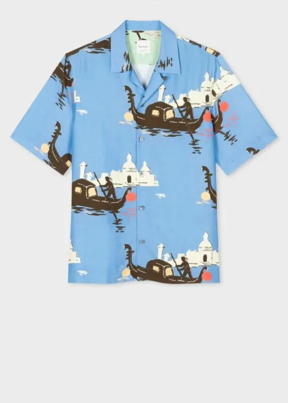 Mens 039Gondola039 ShortSleeve Shirt Paul Smith Shirts