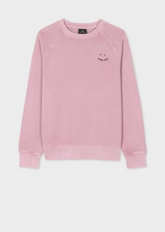 Mens 039Happy039 Raglan Sweatshirt Paul Smith Sweatshirts and Hoodies
