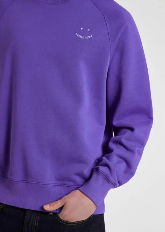 Mens 039Happy039 Raglan Sweatshirt Paul Smith Sweatshirts and Hoodies Mens 039Happy039 Raglan Sweatshirt Paul Smith Sweatshirts and Hoodies