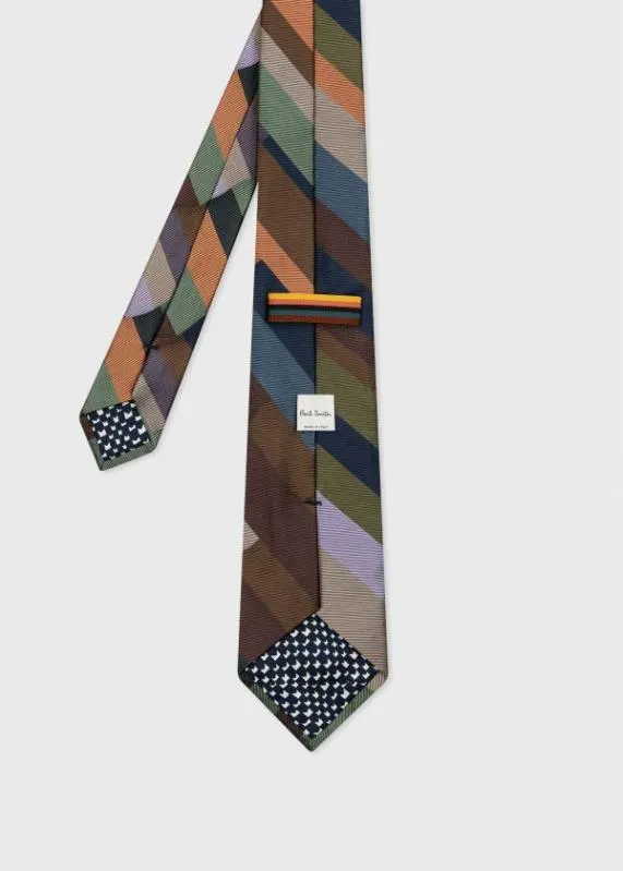 Mens 039Overlapping Check039 Tie Paul Smith Ties Mens 039Overlapping Check039 Tie Paul Smith Ties