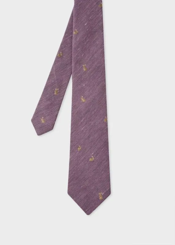 Mens 039Rabbits039 SilkBlend Tie Paul Smith Ties