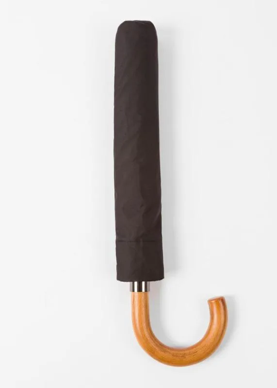 Mens 039Signature Stripe039 Trim Compact Umbrella Paul Smith Travel and Luggage
