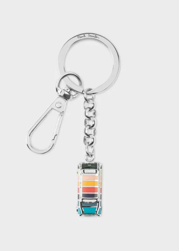 Mens Artist Stripe 039Mini039 Keyring Paul Smith Jewelery and Keyrings
