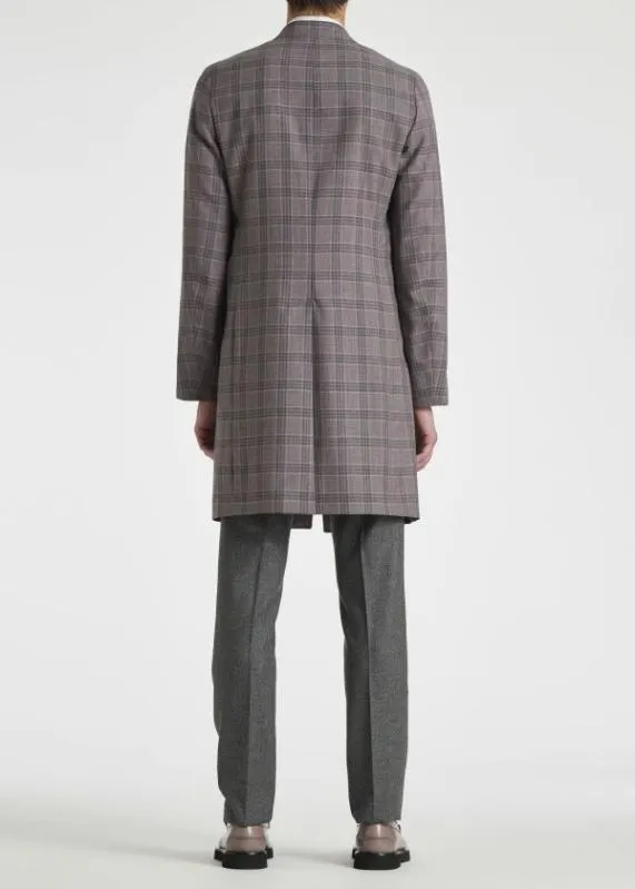 Mens Check Wool Unlined Mac Paul Smith Coats and Jackets Mens Check Wool Unlined Mac Paul Smith Coats and Jackets