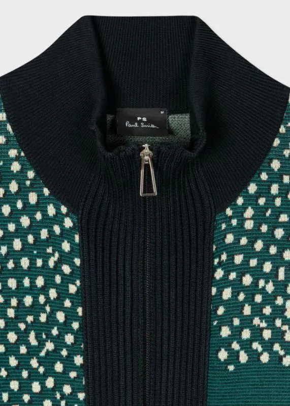 Mens Cotton 039Bandana039 Zip Cardigan Paul Smith Sweaters Mens Cotton 039Bandana039 Zip Cardigan Paul Smith Sweaters