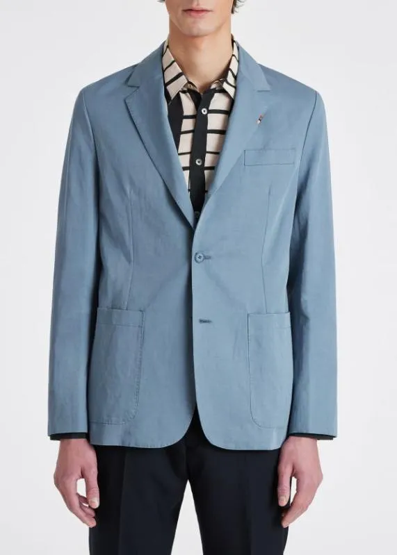 Mens CottonLinen ThreeButton Blazer Paul Smith Blazers Mens CottonLinen ThreeButton Blazer Paul Smith Blazers