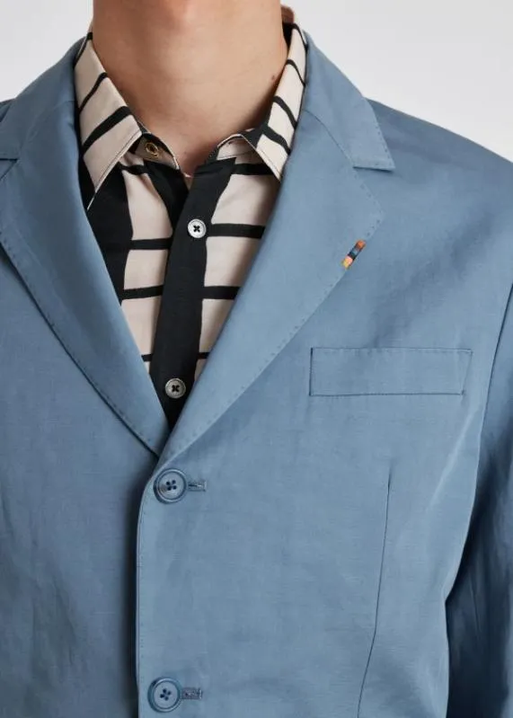 Mens CottonLinen ThreeButton Blazer Paul Smith Blazers Mens CottonLinen ThreeButton Blazer Paul Smith Blazers