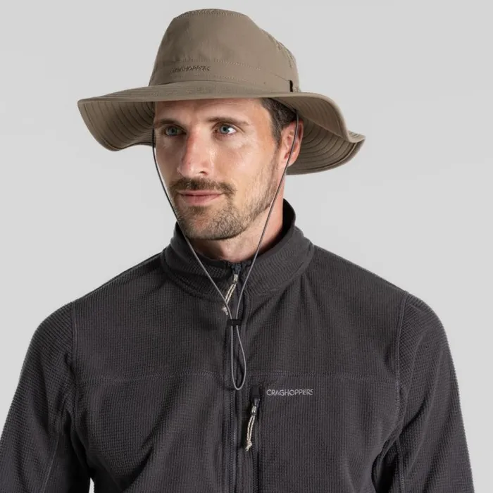 MensEquipment Hats Craghoppers NosiLife Outback Hat II Pebble