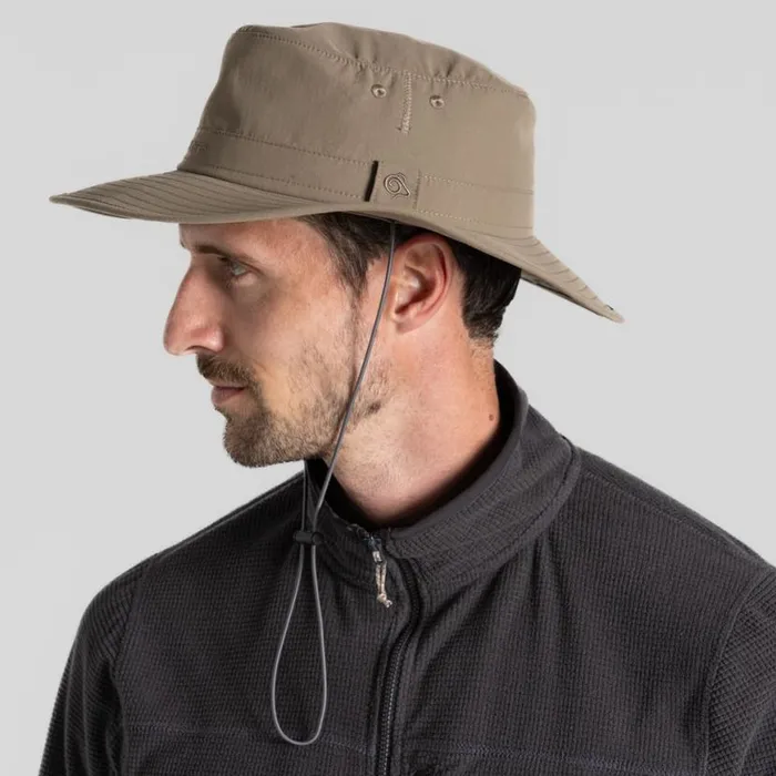MensEquipment Hats Craghoppers NosiLife Outback Hat II Pebble