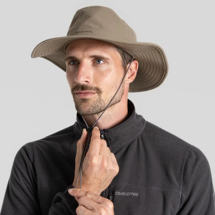 MensEquipment Hats Craghoppers NosiLife Outback Hat II Pebble