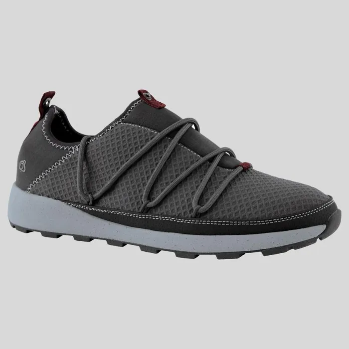 MensEquipment Walking Shoes Craghoppers Locke Packaway Shoes Black Pepper