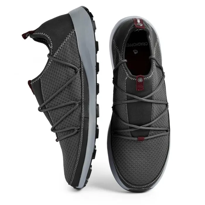 MensEquipment Walking Shoes Craghoppers Locke Packaway Shoes Black Pepper
