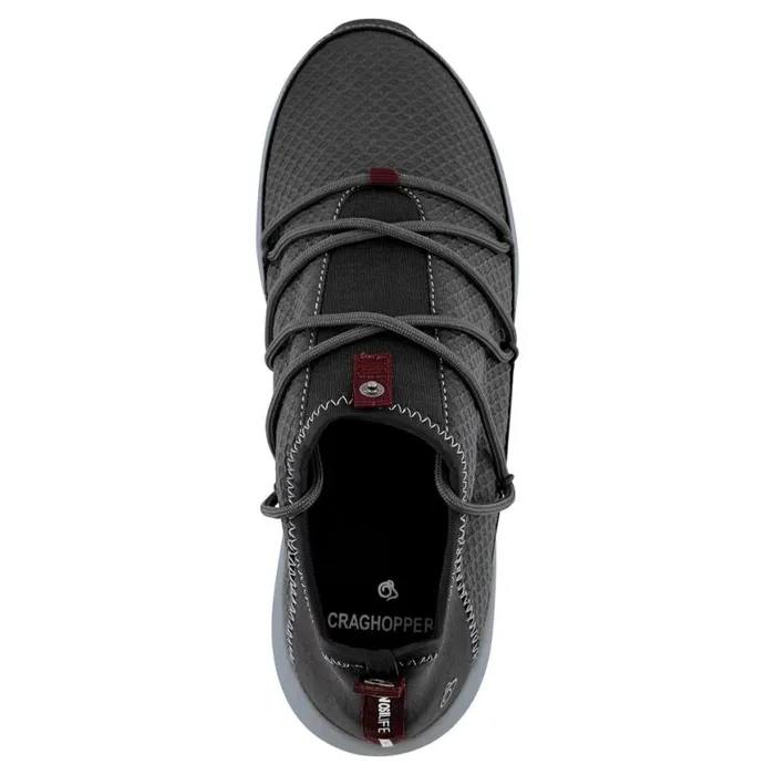 MensEquipment Walking Shoes Craghoppers Locke Packaway Shoes Black Pepper