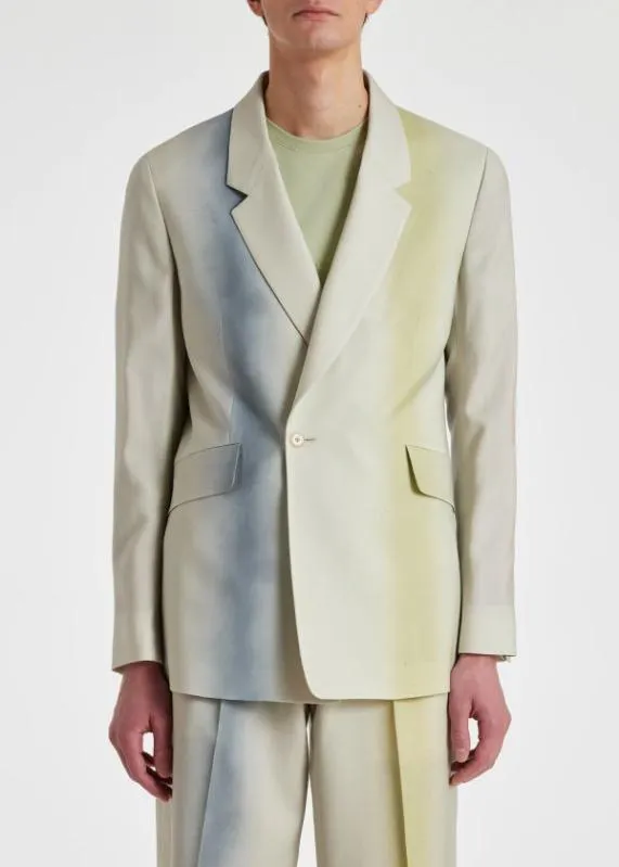 Mens Fade Stripe Print Wool Blazer Paul Smith Blazers Mens Fade Stripe Print Wool Blazer Paul Smith Blazers