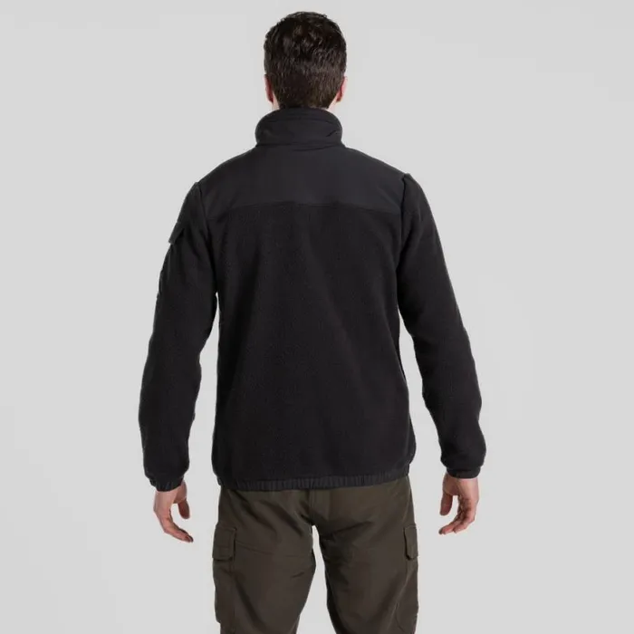 Mens Full Zip Fleece Craghoppers CO2 Renu Lumos Insulating Jacket Black Mens Full Zip Fleece Craghoppers CO2 Renu Lumos Insulating Jacket Black