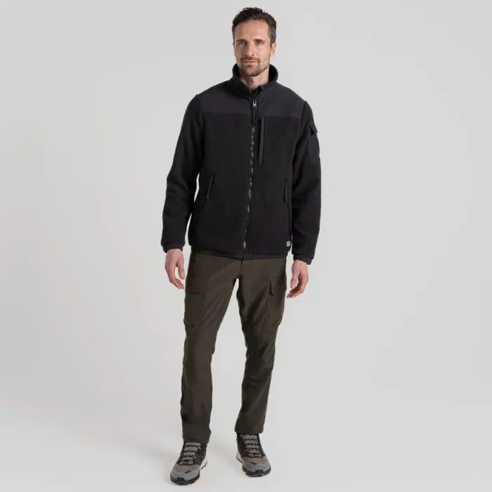 Mens Full Zip Fleece Craghoppers CO2 Renu Lumos Insulating Jacket Black Mens Full Zip Fleece Craghoppers CO2 Renu Lumos Insulating Jacket Black