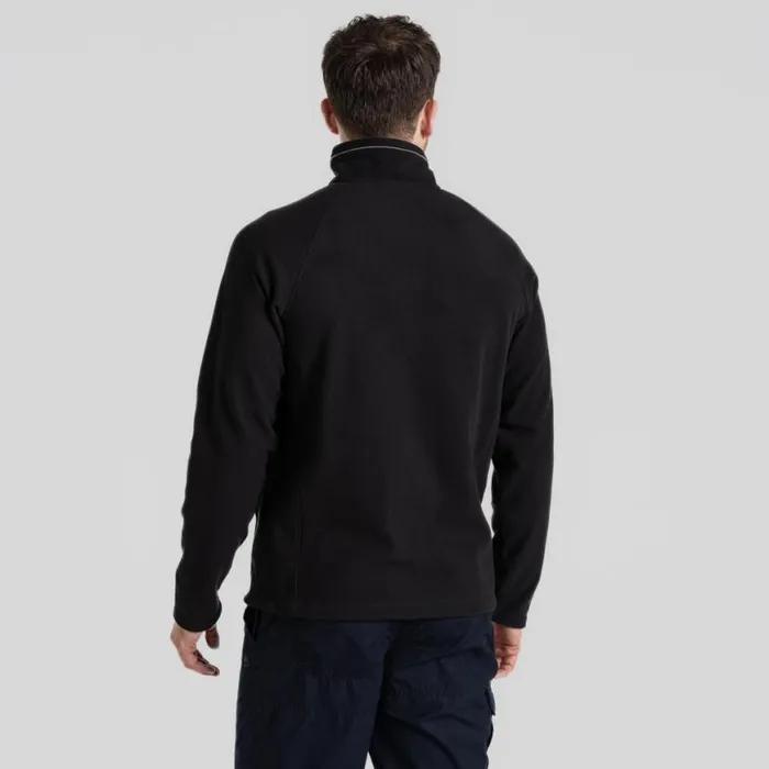 Mens Full Zip Fleece Craghoppers Expert Corey 200 Fleece Jacket Black