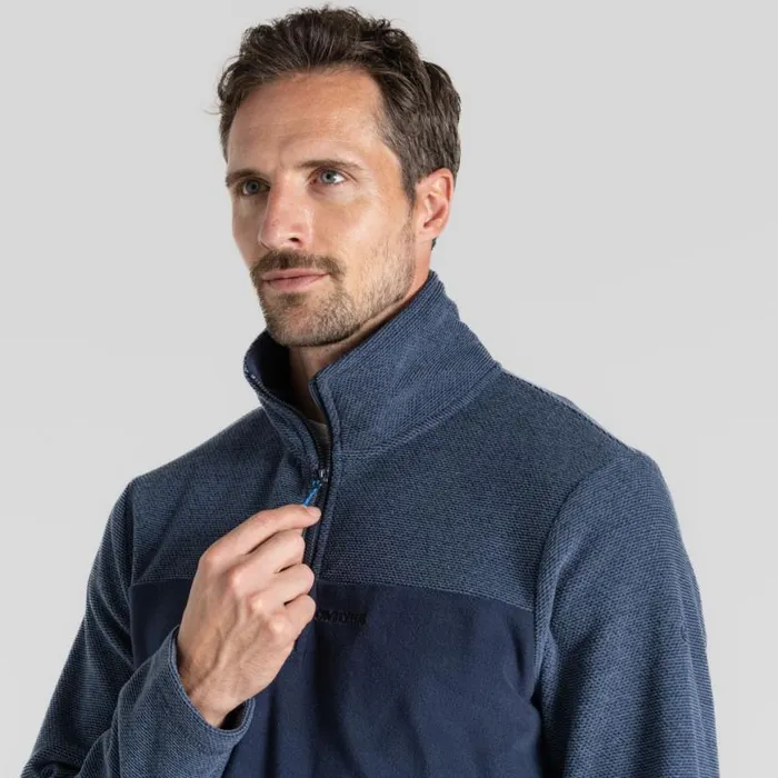 Mens Half Zip Fleece Craghoppers Reon Half Zip Fleece Blue Navy Mens Half Zip Fleece Craghoppers Reon Half Zip Fleece Blue Navy
