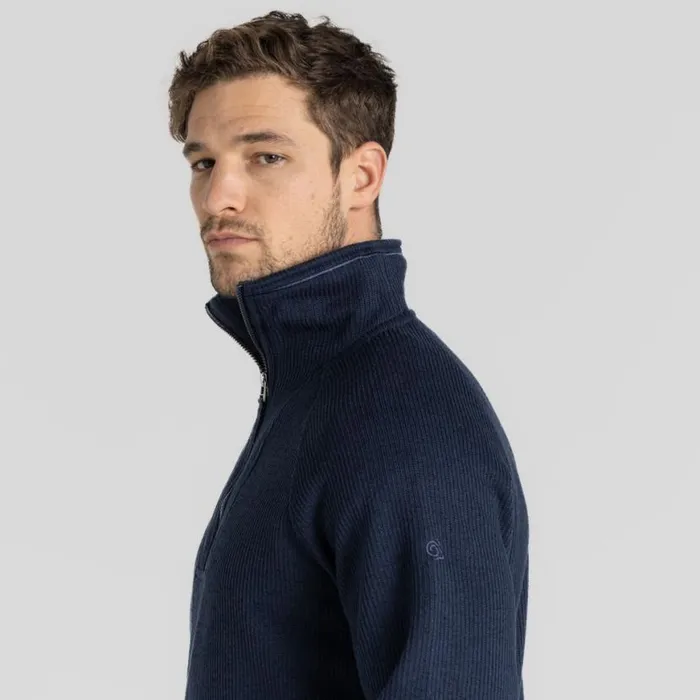 Mens Half Zip Fleece Craghoppers Wole Half Zip Fleece Blue Navy Marl Mens Half Zip Fleece Craghoppers Wole Half Zip Fleece Blue Navy Marl