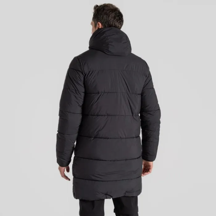 Mens Insulated Jackets Craghoppers Cormac Hooded Insulating Jacket Black