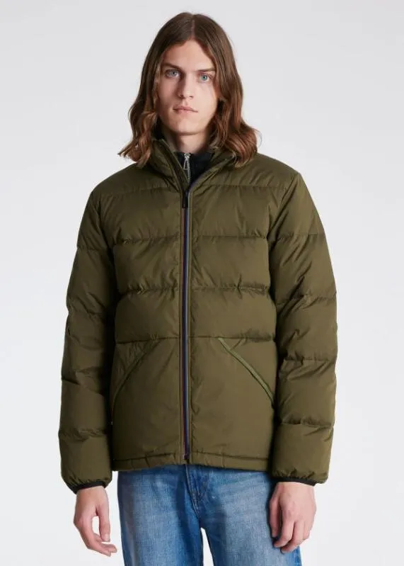 Mens Khaki Padded Down Coat Paul Smith Coats and Jackets Mens Khaki Padded Down Coat Paul Smith Coats and Jackets