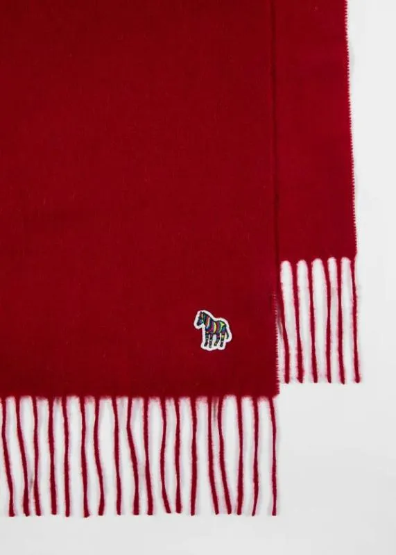 Mens Lambswool Zebra Scarf Paul Smith Scarves
