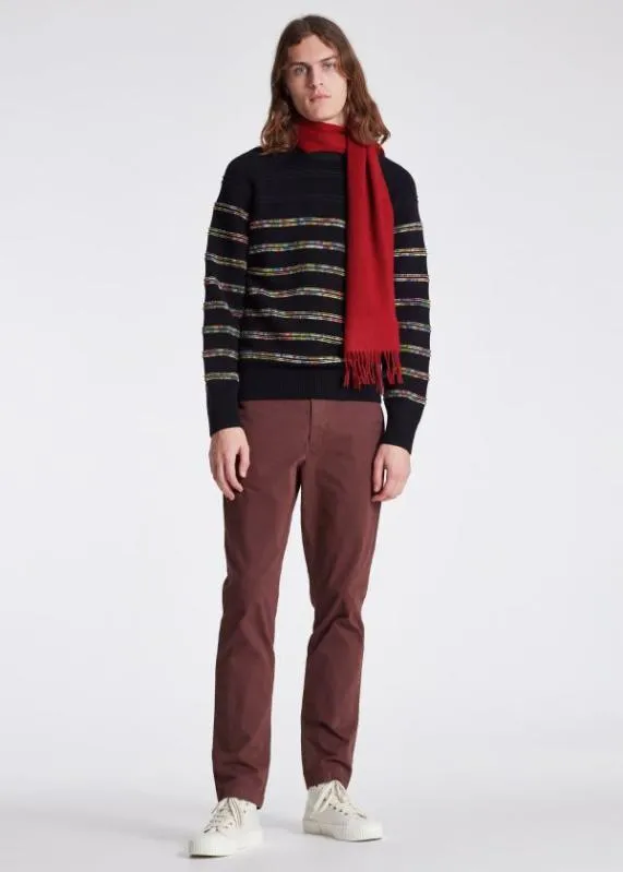 Mens Lambswool Zebra Scarf Paul Smith Scarves