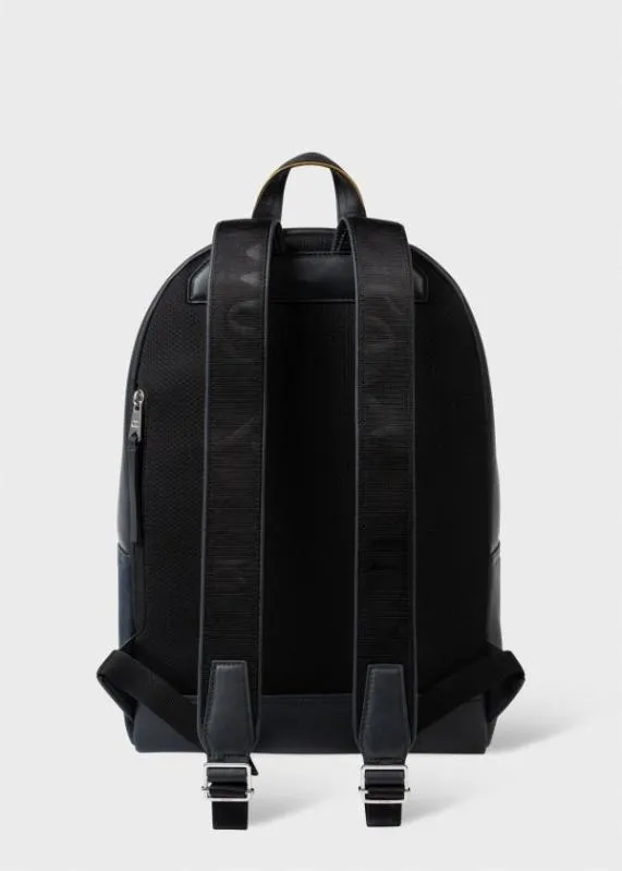 Mens Leather Contrast Pocket Backpack Paul Smith Bags Mens Leather Contrast Pocket Backpack Paul Smith Bags