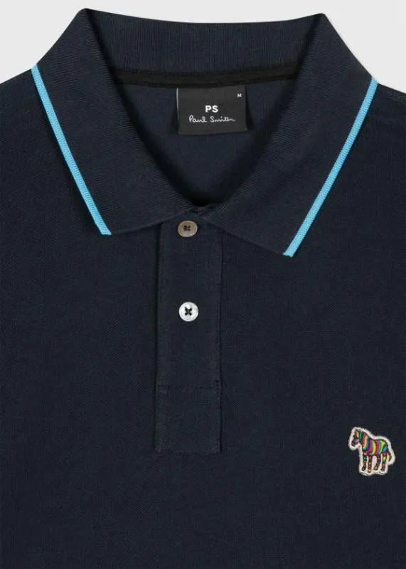 Mens LongSleeve Zebra Logo Polo Shirt Paul Smith Polo Shirts Mens LongSleeve Zebra Logo Polo Shirt Paul Smith Polo Shirts