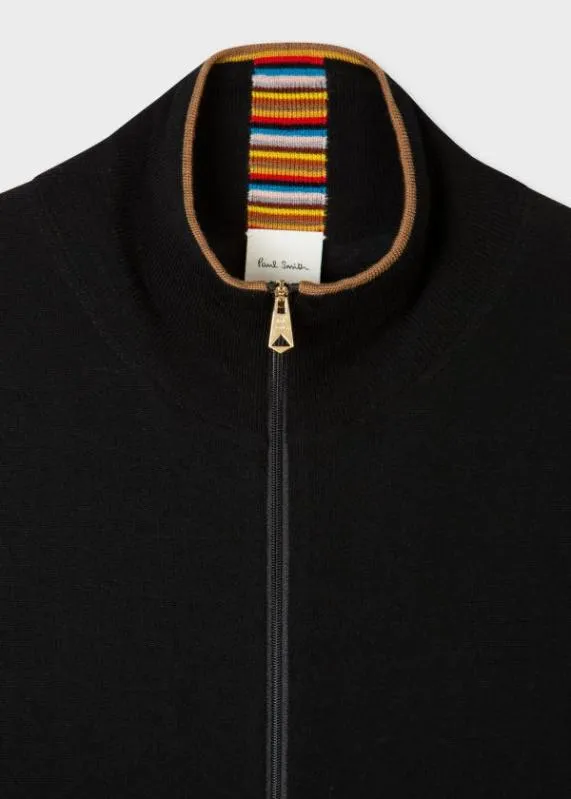 Mens Merino Zip Cardigan Paul Smith Sweaters