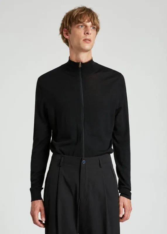 Mens Merino Zip Cardigan Paul Smith Sweaters Mens Merino Zip Cardigan Paul Smith Sweaters