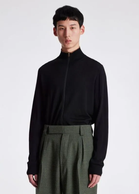 Mens Merino Zip Cardigan Paul Smith Sweaters Mens Merino Zip Cardigan Paul Smith Sweaters