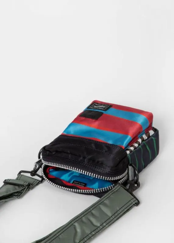 Mens Mixed Stripe Flight Bag Paul Smith Bags