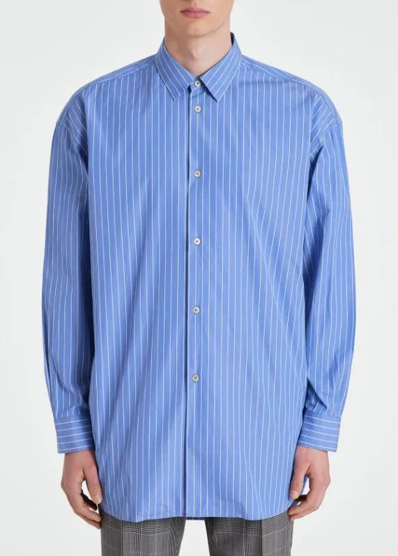 Mens Oversized Cotton Stripe Shirt Paul Smith Shirts Mens Oversized Cotton Stripe Shirt Paul Smith Shirts