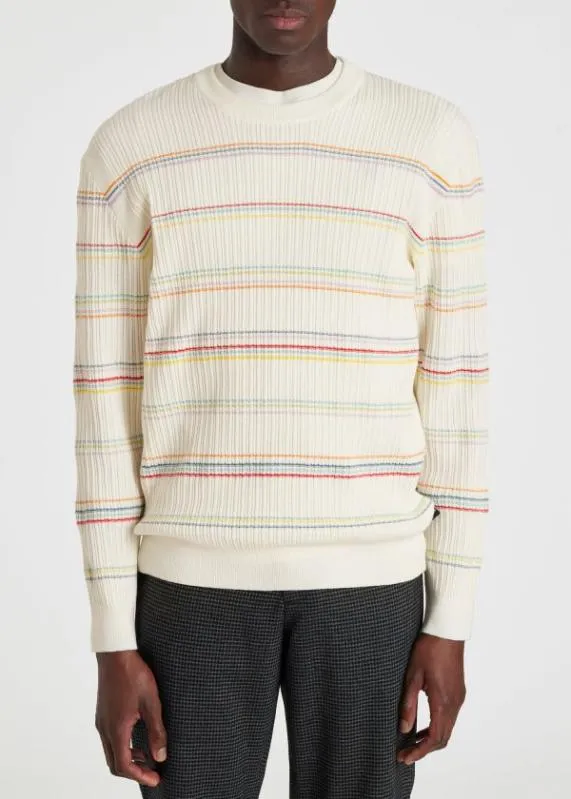 Mens Pencil Stripe Sweater Paul Smith Sweaters
