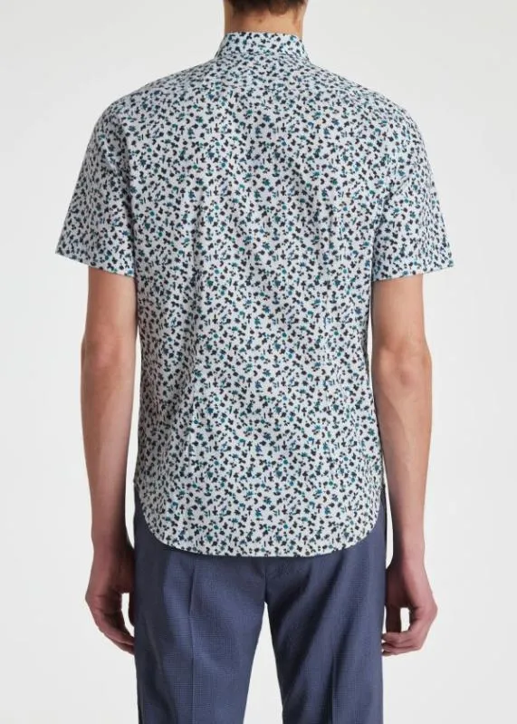 Mens SlimFit 039City Garden039 ShortSleeve Shirt Paul Smith Shirts
