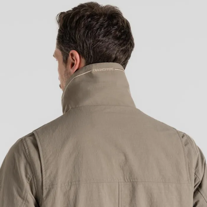 Mens Softshell Jackets Craghoppers NosiLife Adventure Jacket IV Pebble Mens Softshell Jackets Craghoppers NosiLife Adventure Jacket IV Pebble