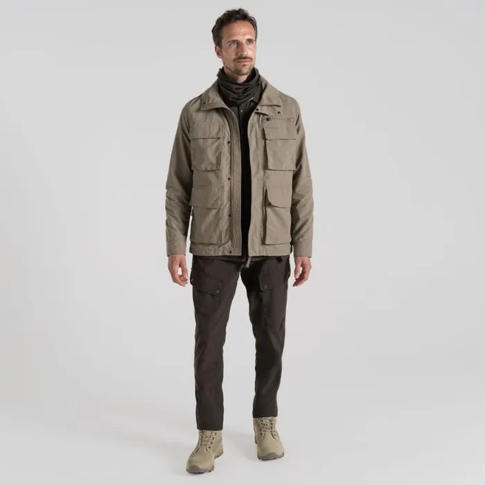 Mens Softshell Jackets Craghoppers NosiLife Adventure Jacket IV Pebble Mens Softshell Jackets Craghoppers NosiLife Adventure Jacket IV Pebble