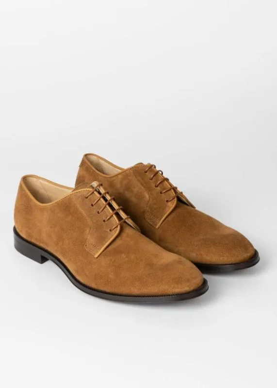 Mens Suede 039Chester039 Flexible Travel Shoes Paul Smith Derby Shoes